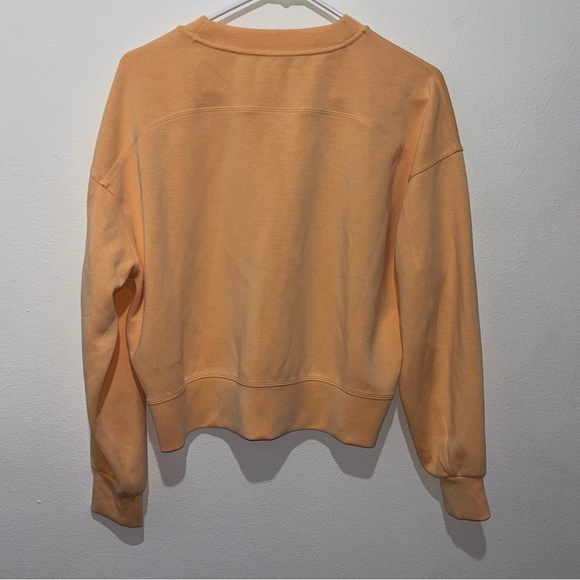 Lululemon Softstreme Perfectly Oversized Cropped Crew Sweatshirt Size 6 - Picture 3 of 5